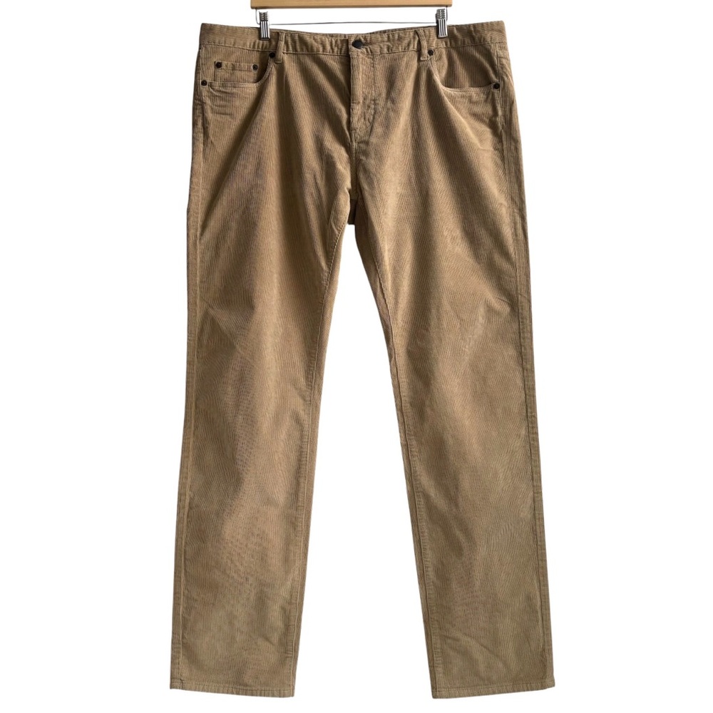 Faherty Stretch Terry Corduroy 5-Pocket Pant In Barley Tan Size 40 - Picture 14 of 17
